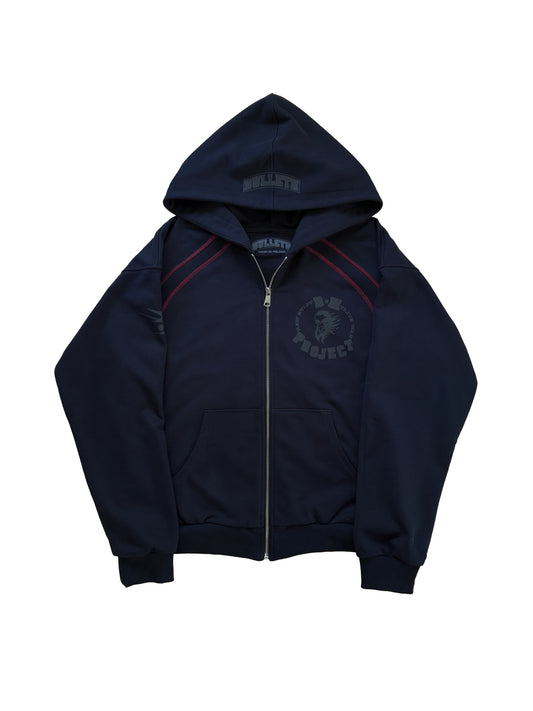 NAVY ZIP HOODIE